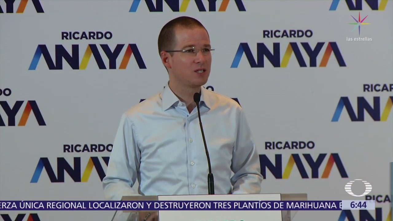 Ricardo Anaya dice que sólo le interesa debatir con López Obrador