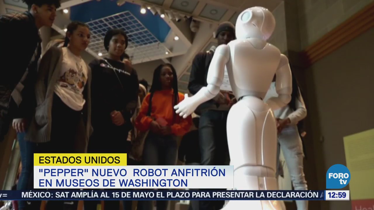 Robot ‘Pepper’ atraerá visitantes a museos de Washington