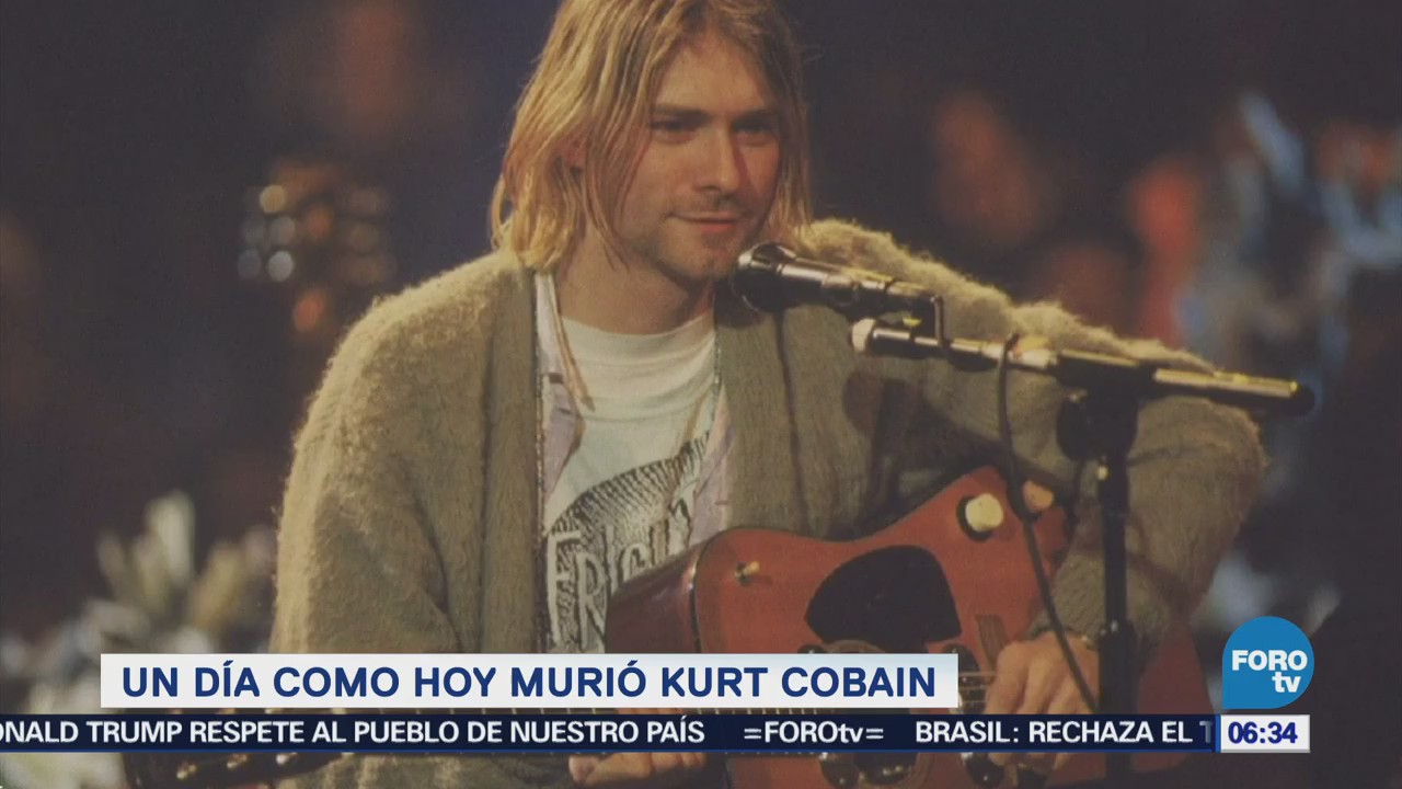 Se cumplen 24 años de la muerte de Kurt Cobain, líder de la banda ‘Nirvana’