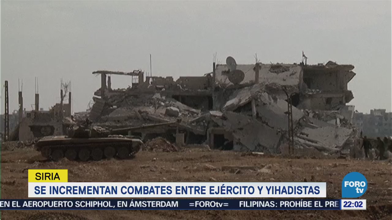 Incrementan Combates Entre Ejército Sirio Yihadistas
