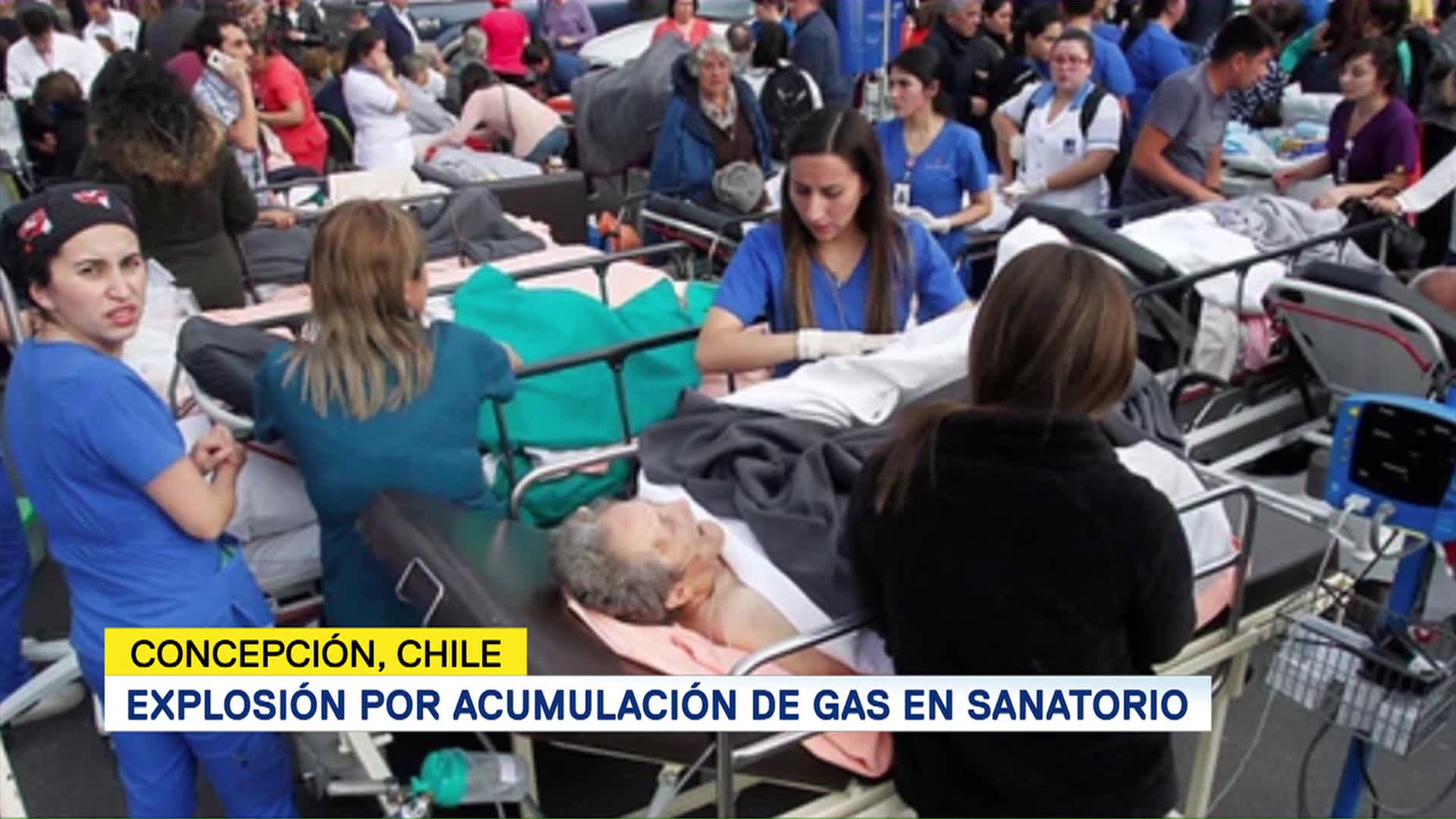 Registra Explosión Sanatorio Chile Acumulación Gas