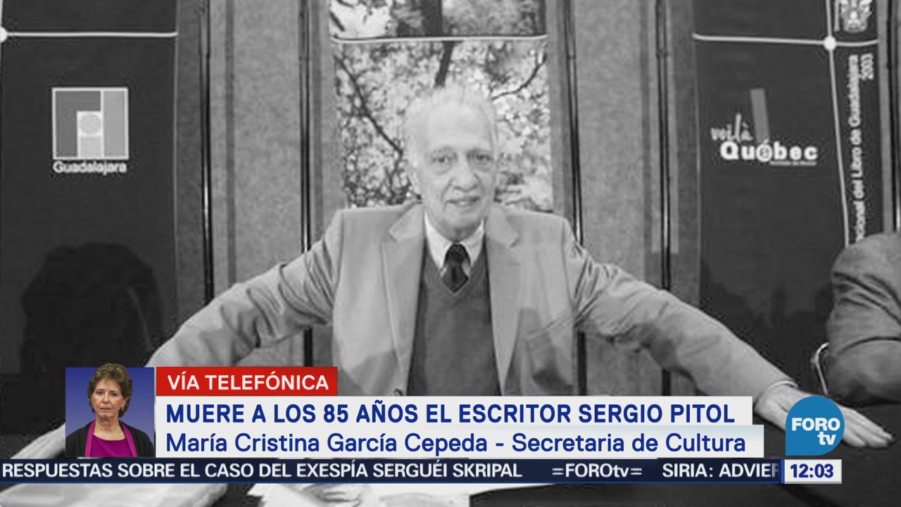 Secretaría de Cultura realizará homenaje nacional a Sergio Pitol