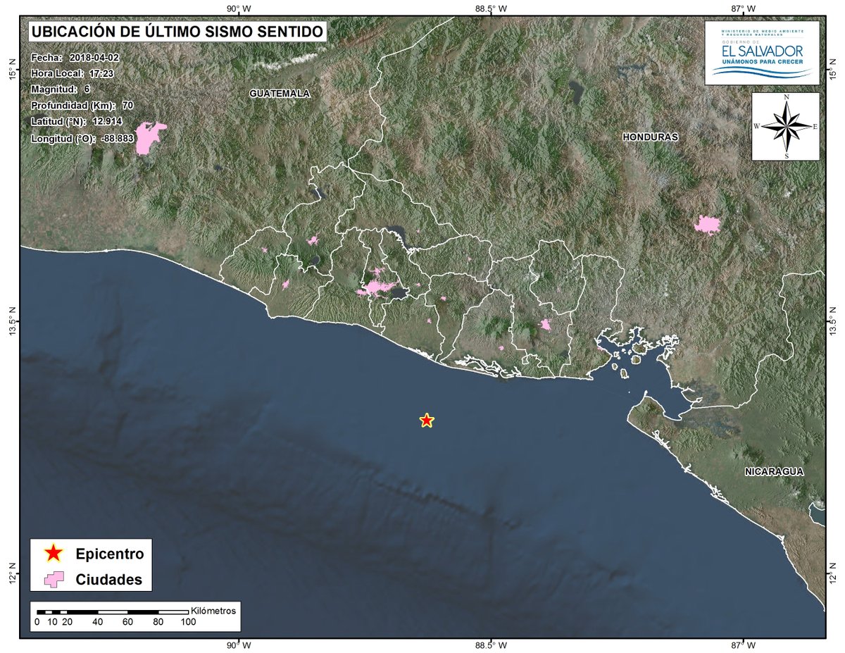 Sismo magnitud 5 9 sacude costa El Salvador