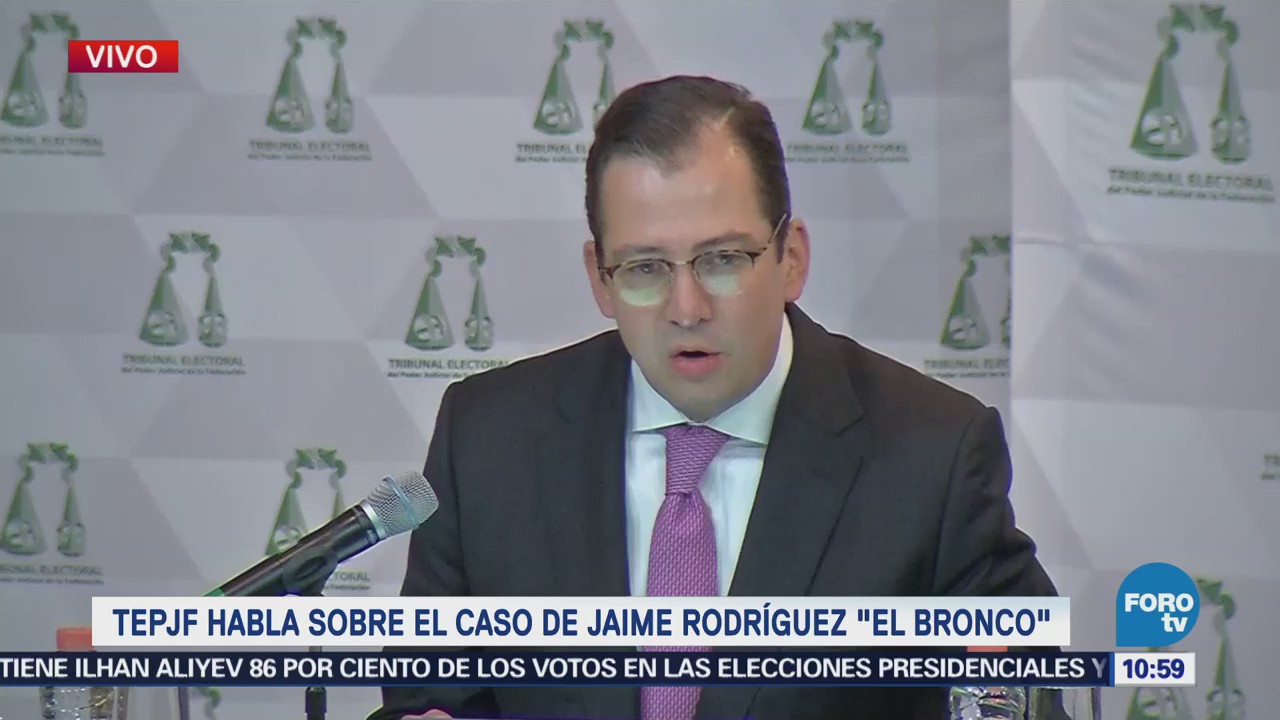 TEPJF habla sobre el caso de Jaime Rodríguez ‘El Bronco’