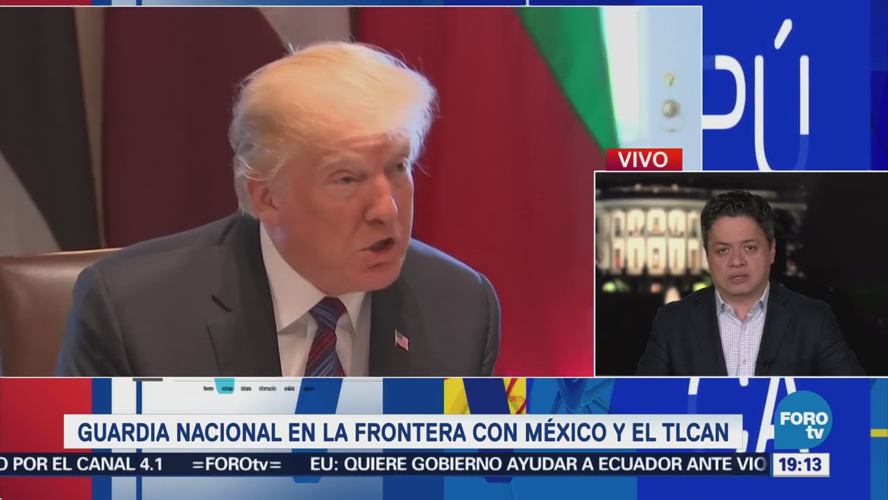 Trump militariza la frontera con México