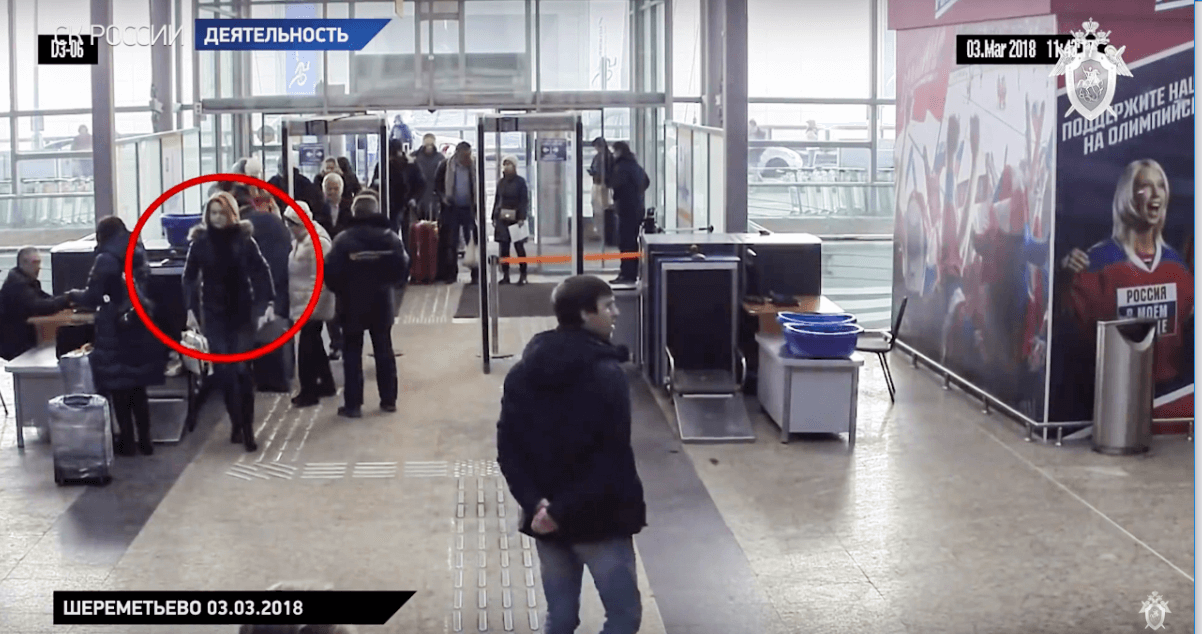 Difunden video de los Skripal en el aeropuerto de Moscú