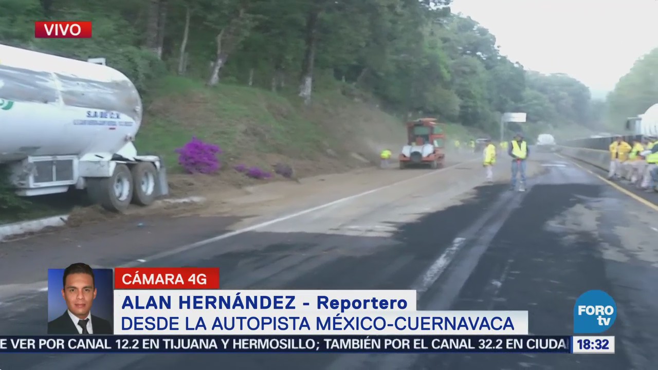 Alistan Liberación Total Autopista México-Cuernavaca