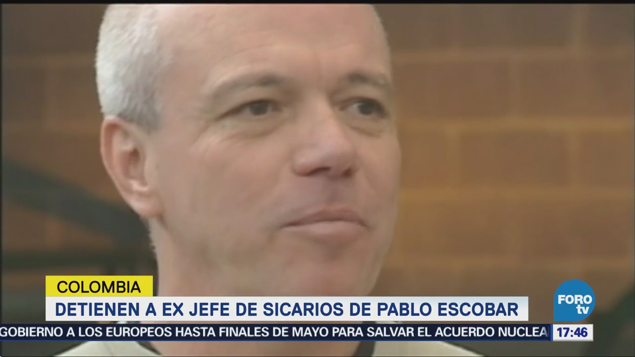 Detienen a exjefe de sicarios de Pablo Escobar