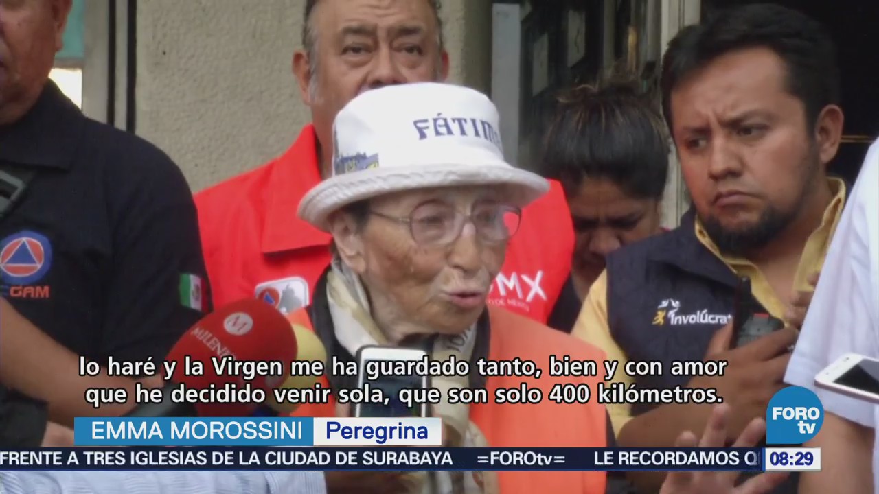 Abuelita Peregrina Causa Sensación Calles De México