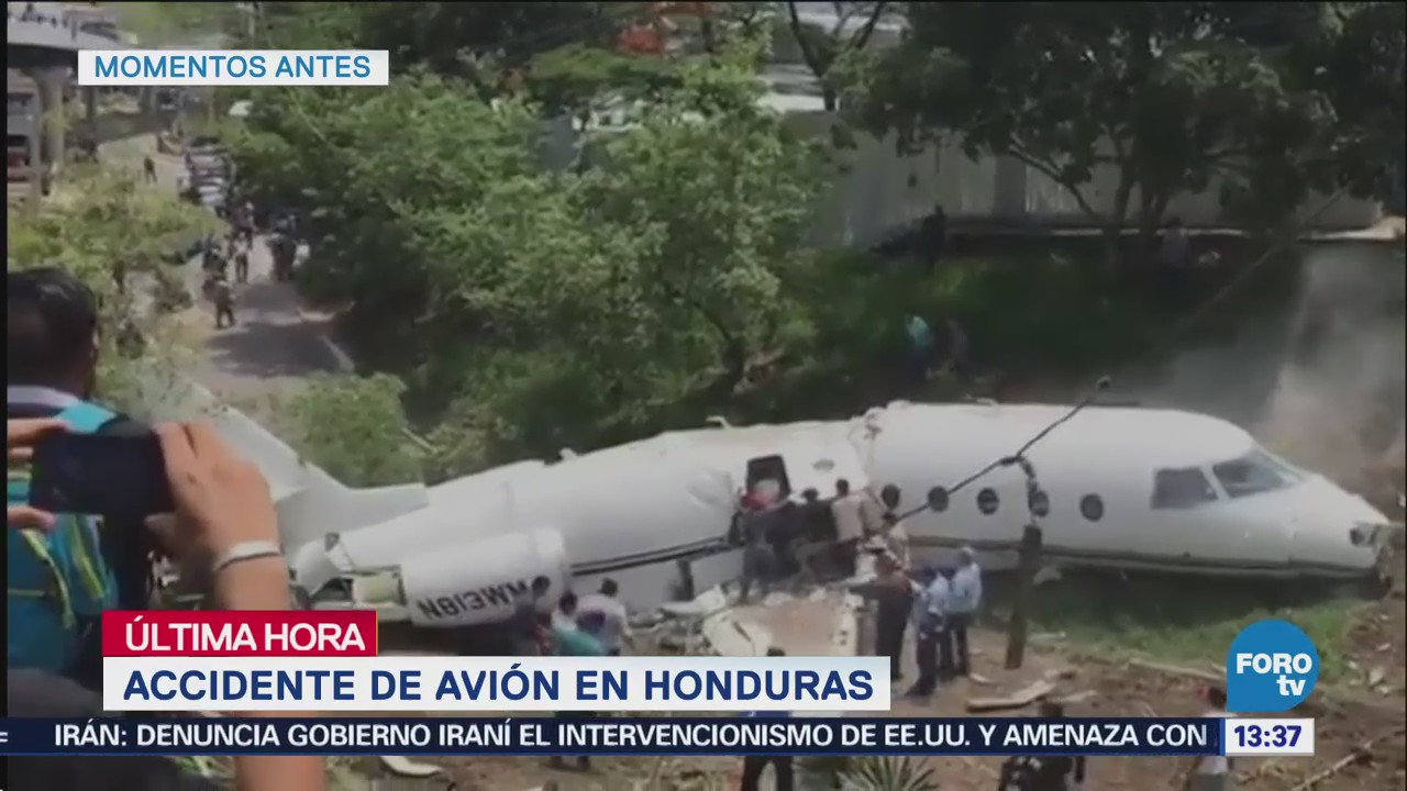 Accidente Avión Honduras Deja Seis Estadounidenses Heridos