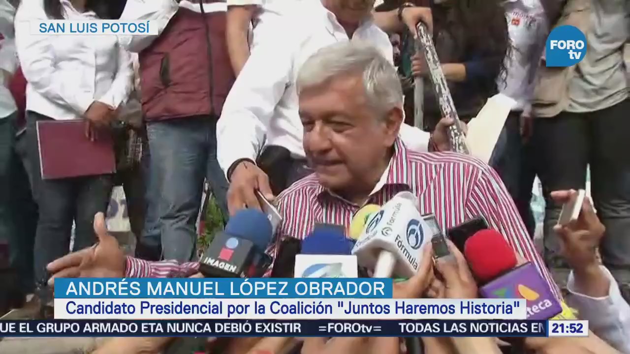 Actividades Andrés Manuel López Obrador San Luis Potosí