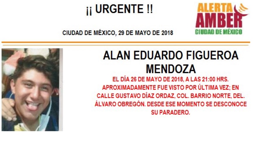Activan Alerta Amber para localizar a 4 menores en Álvaro Obregón, GAM, Tlalpan y Coyoacán