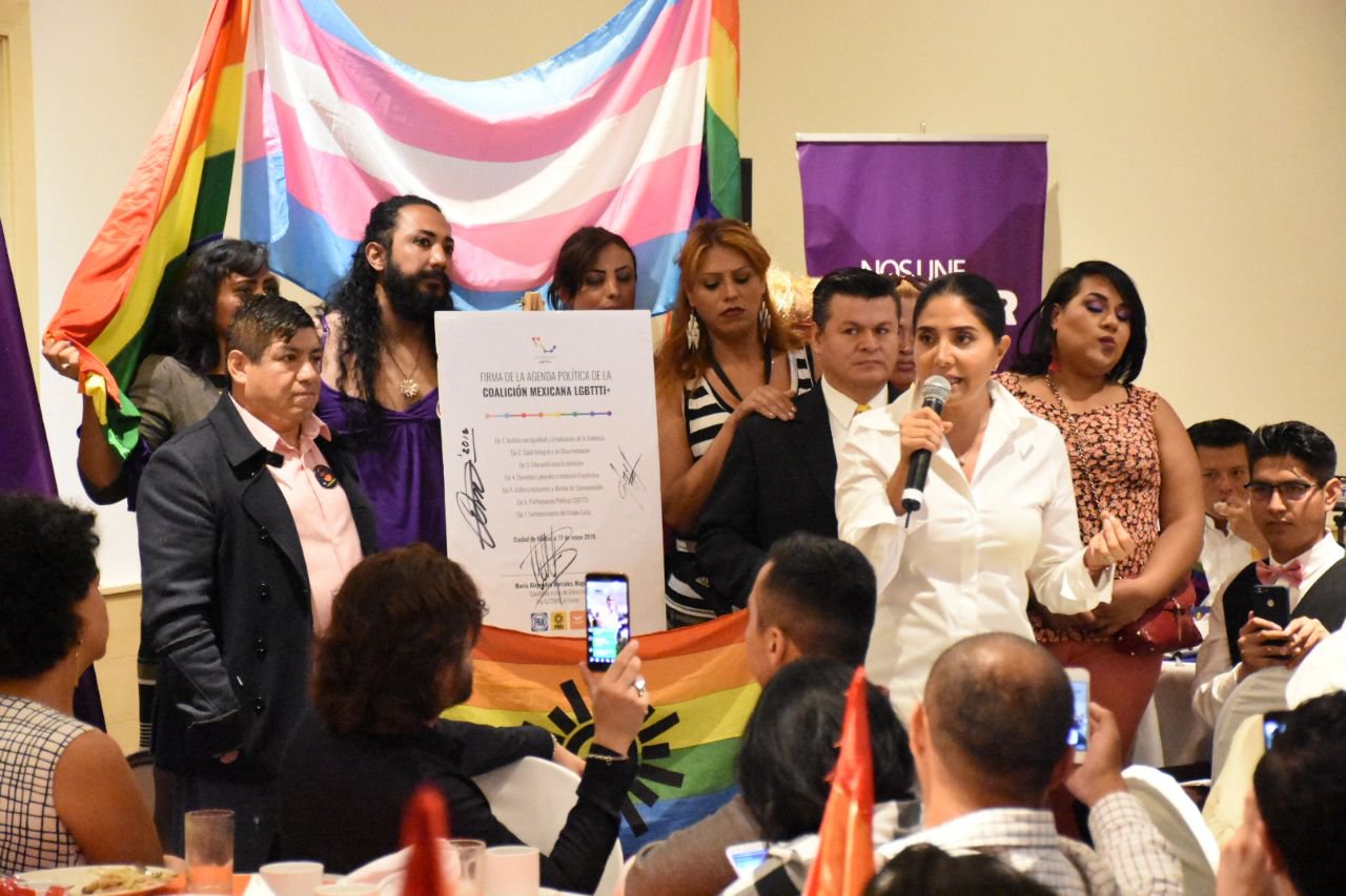 Barrales se compromete con la agenda de la comunidad LGBTTTI