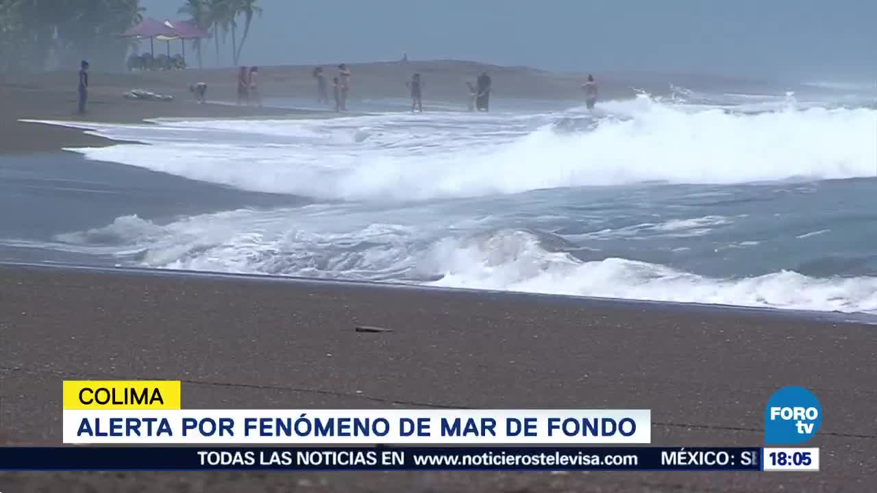 Alerta Fenómeno Mar De Fondo Colima Manzanillo
