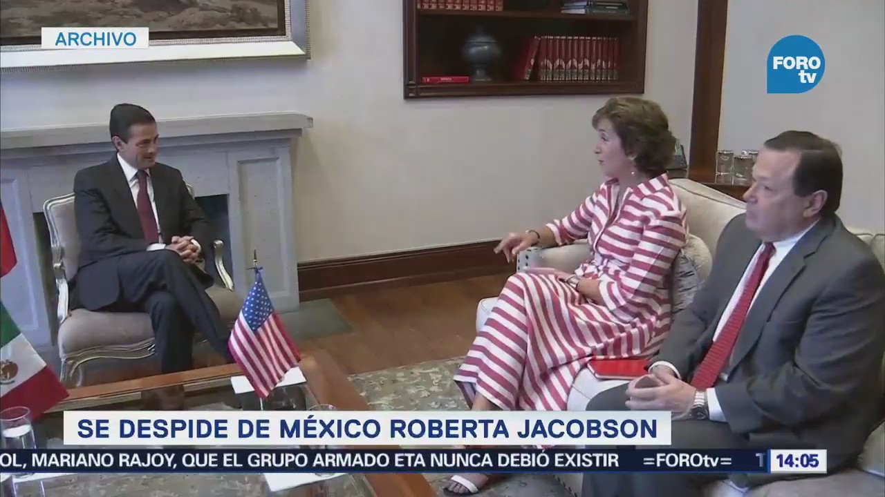 Embajadora Roberta Jacobson Despide México