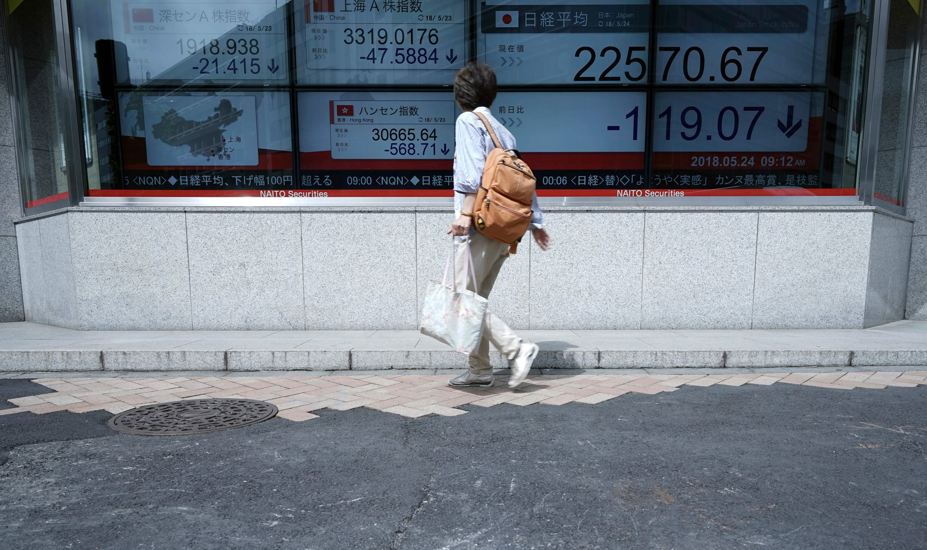 Bolsas de Tokio y Shanghái pierden por cancelación de cumbre