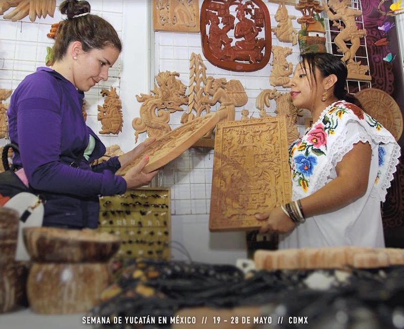 La artesanía y textiles en la Semana de Yucatán en México