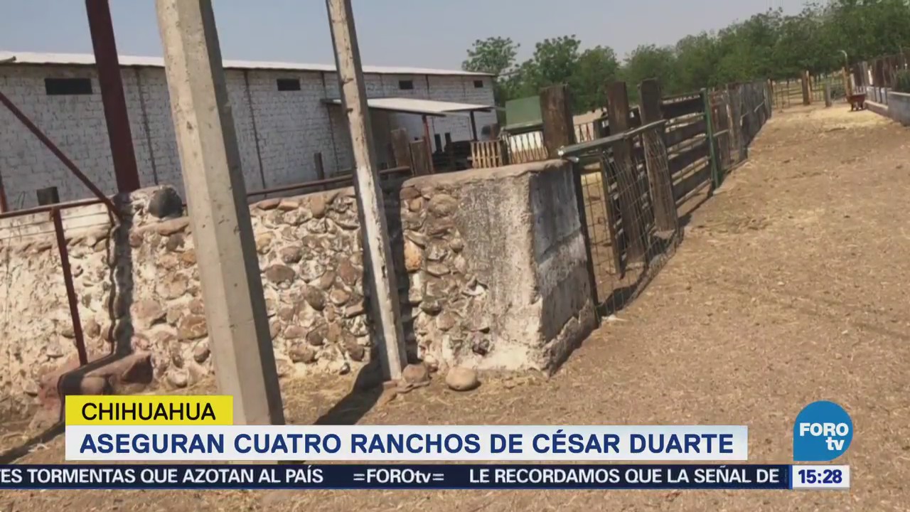 Aseguran Cuatro Ranchos César Duarte Chihuahua