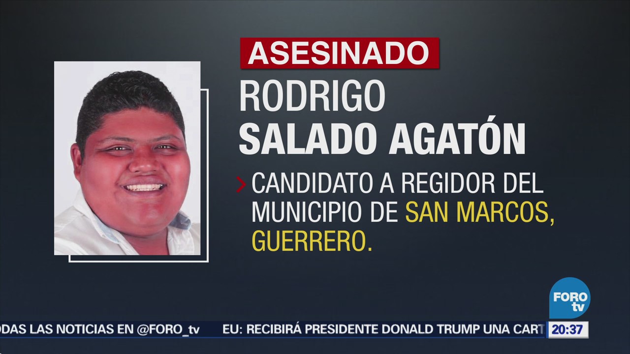 Asesinan Candidato PRI-PVEM Regidor San Marcos Guerrero