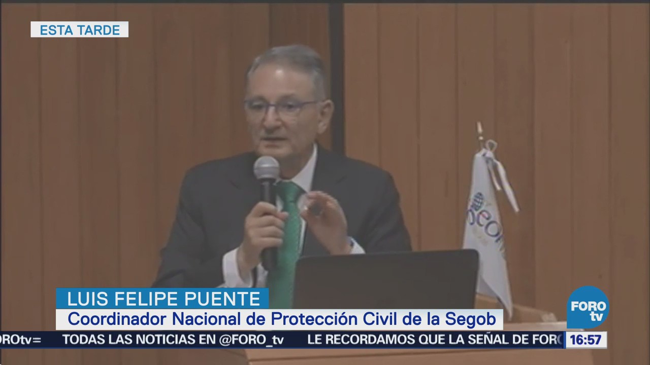 Autoridades Permiten Construir Zonas Riesgo Luis Felipe Puente, coordinador nacional de Protección Civil de Segob,