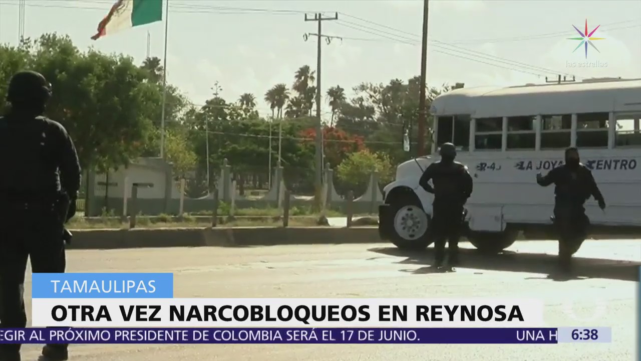 Balaceras y narcobloqueos afectan calles de Reynosa