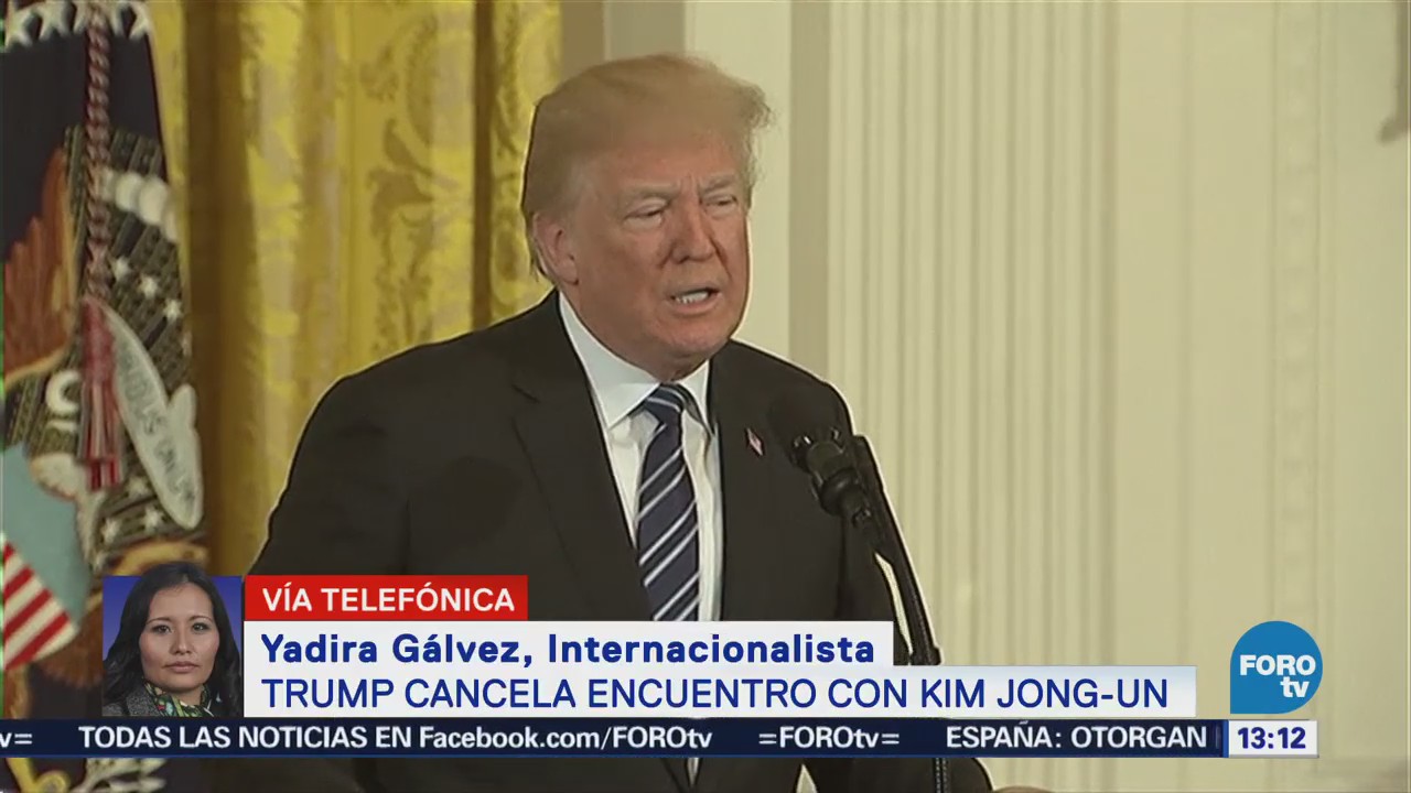 Cancelación cumbre Trump-Kim provoca tensión internacional