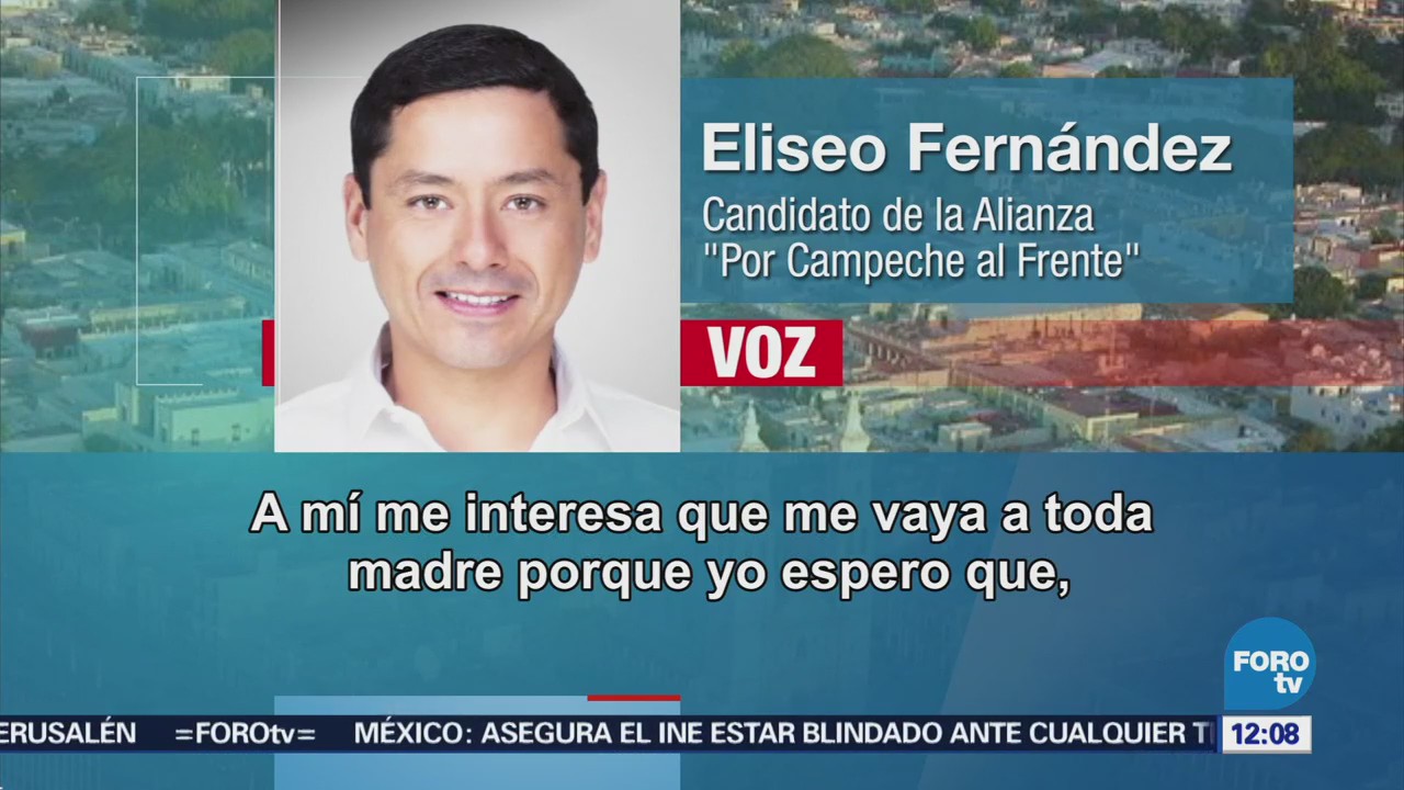 Candidato del PAN Eliseo Fernández Montufar niega audio sobre presunto fraude