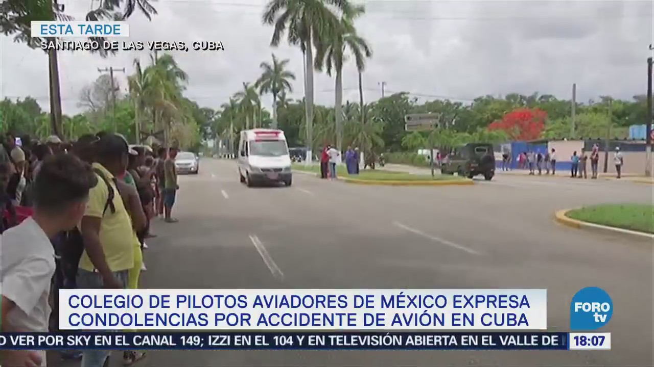 Colegio Pilotos Aviadores México Expresa Condolencias Avionazo Cuba