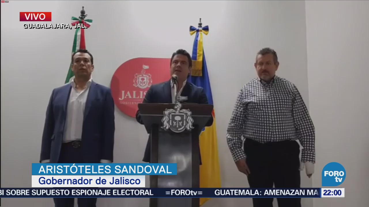 Conferencia de prensa Aristóteles Sandoval gobernador