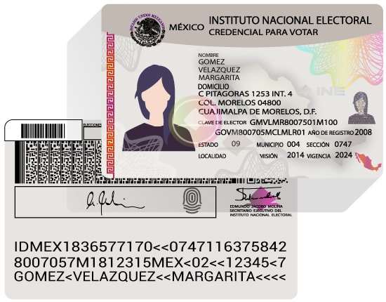 credencial-elector-para-votar-ine-mexico-documento-identidad
