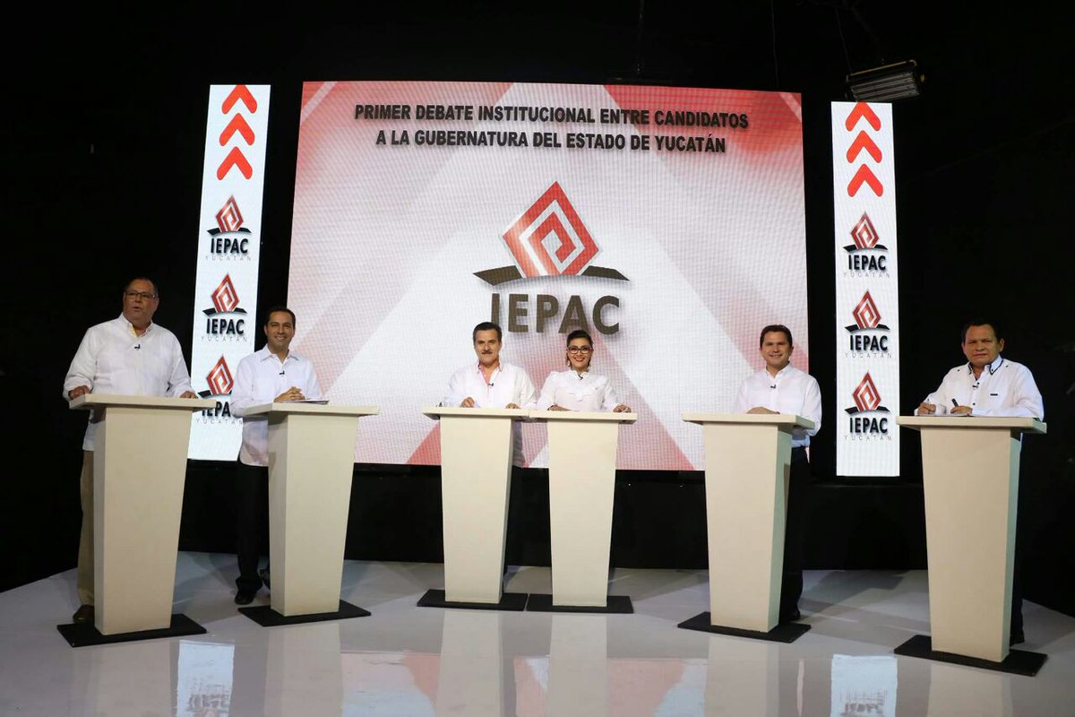 debaten candidatos gobierno yucatan