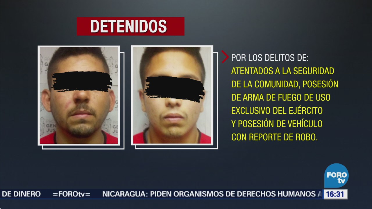 Detienen Dos Presuntos Delincuentes Reynosa, Tamaulipas