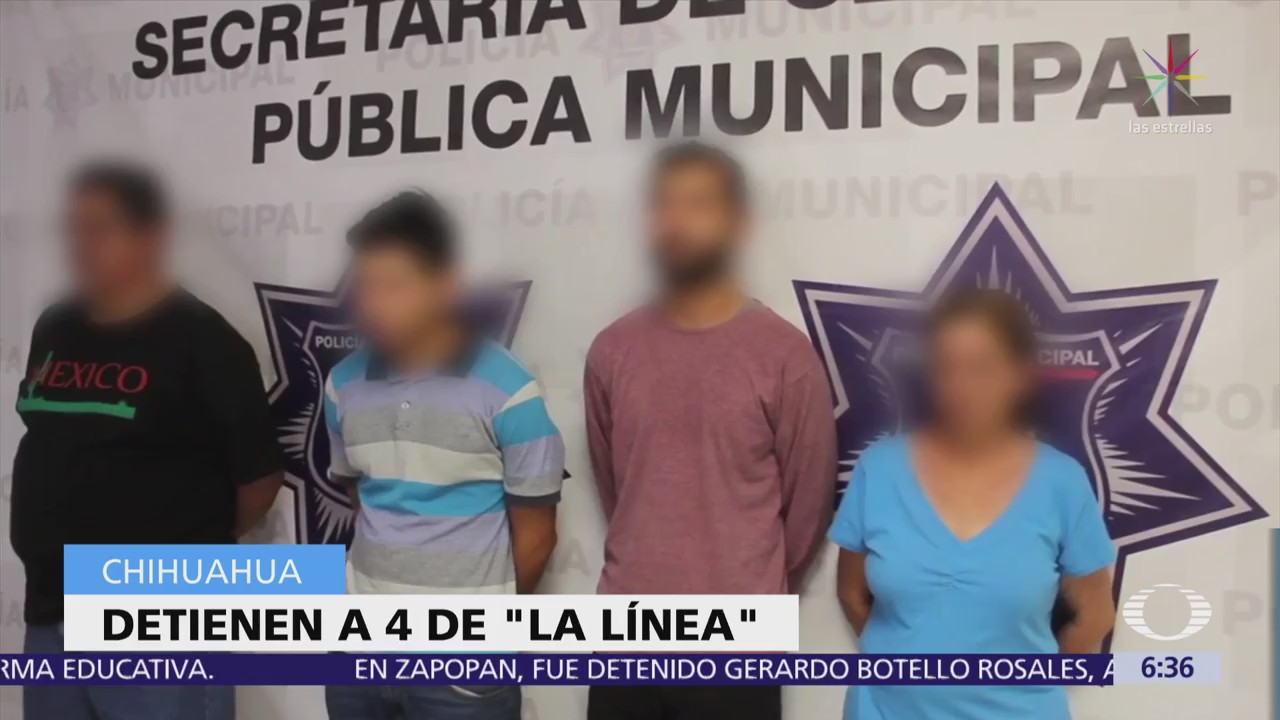 Detienen a integrantes de 'La Línea' en Chihuahua