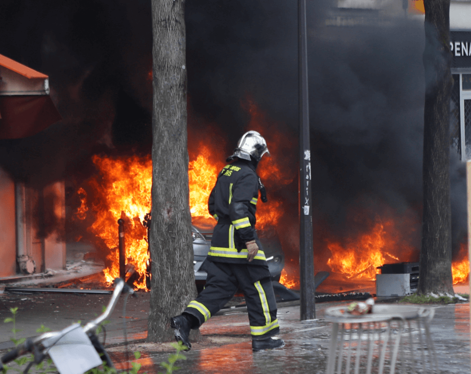 Disturbios en la manifestación del 1 de mayo en París