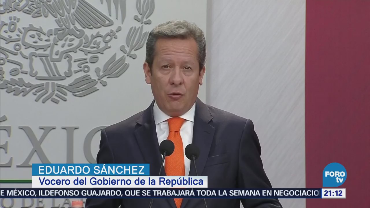 Eduardo Sánchez rechaza violencia electoral