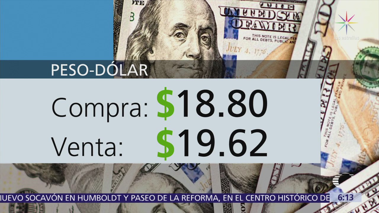 El dólar se vende en $19.62