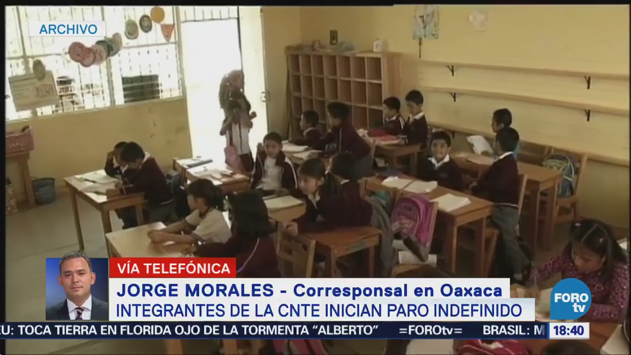 Oaxaca 91% Escuelas Trabajan Normalmente