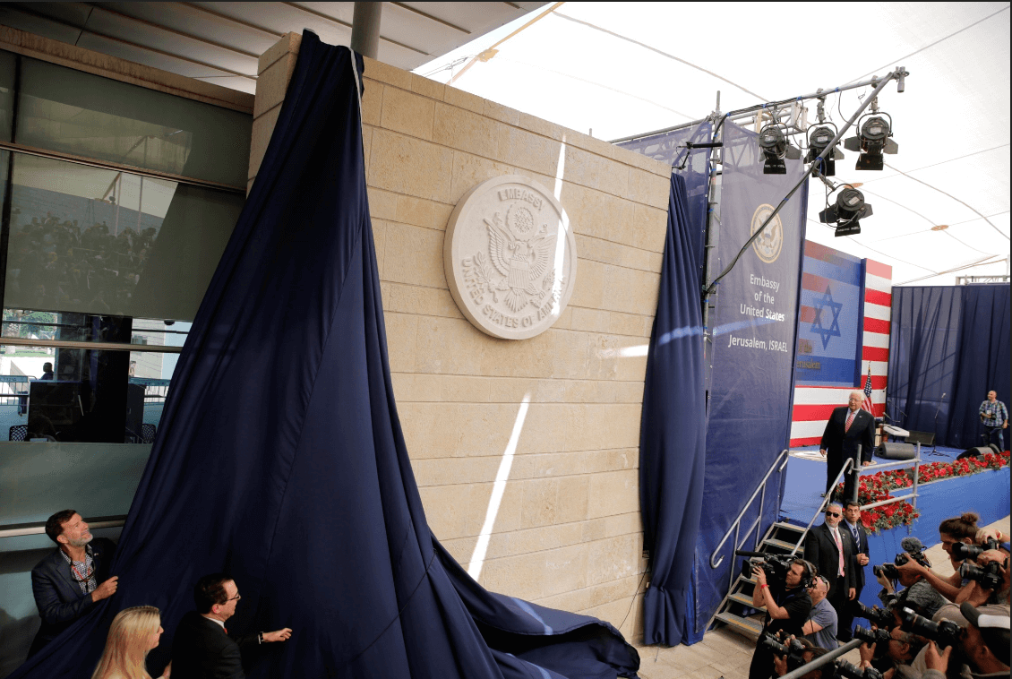 Estados Unidos inauguró su embajada en Jerusalén. (AP) 