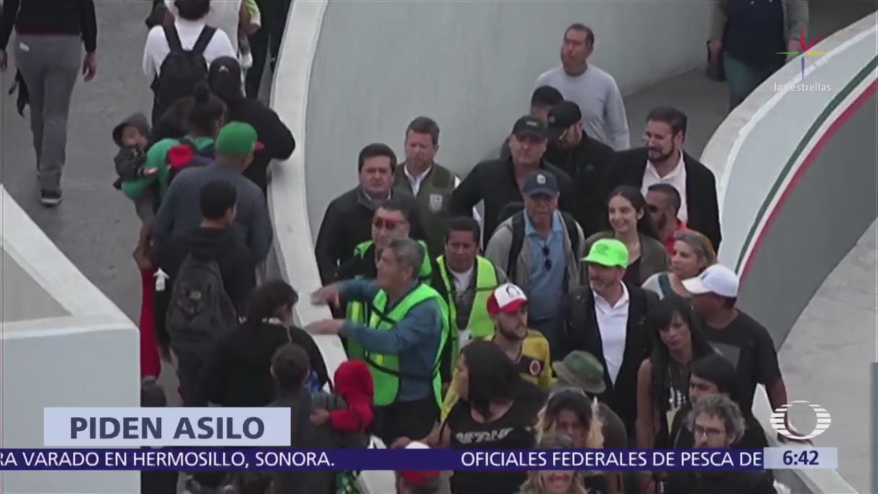 EU admite 25 solicitudes de asilo de 200 centroamericanos que llegaron en caravana