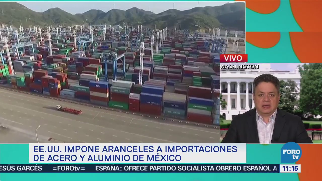 EU impone aranceles a importaciones de acero y aluminio de México