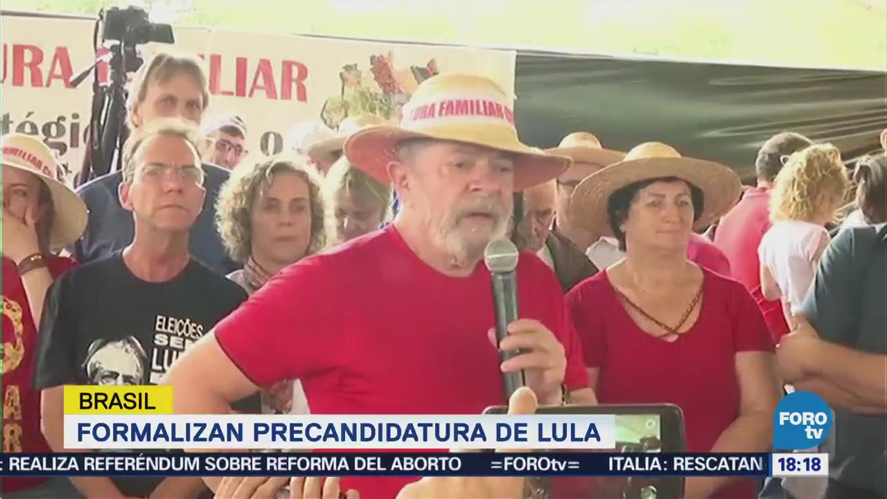 Formalizan Precandidatura Lula Da Silva En Brasil