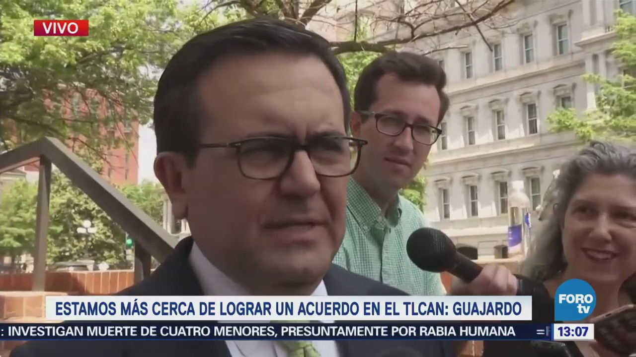 Guajardo afirma que conversaciones de negociación del TLCAN reanudan el lunes