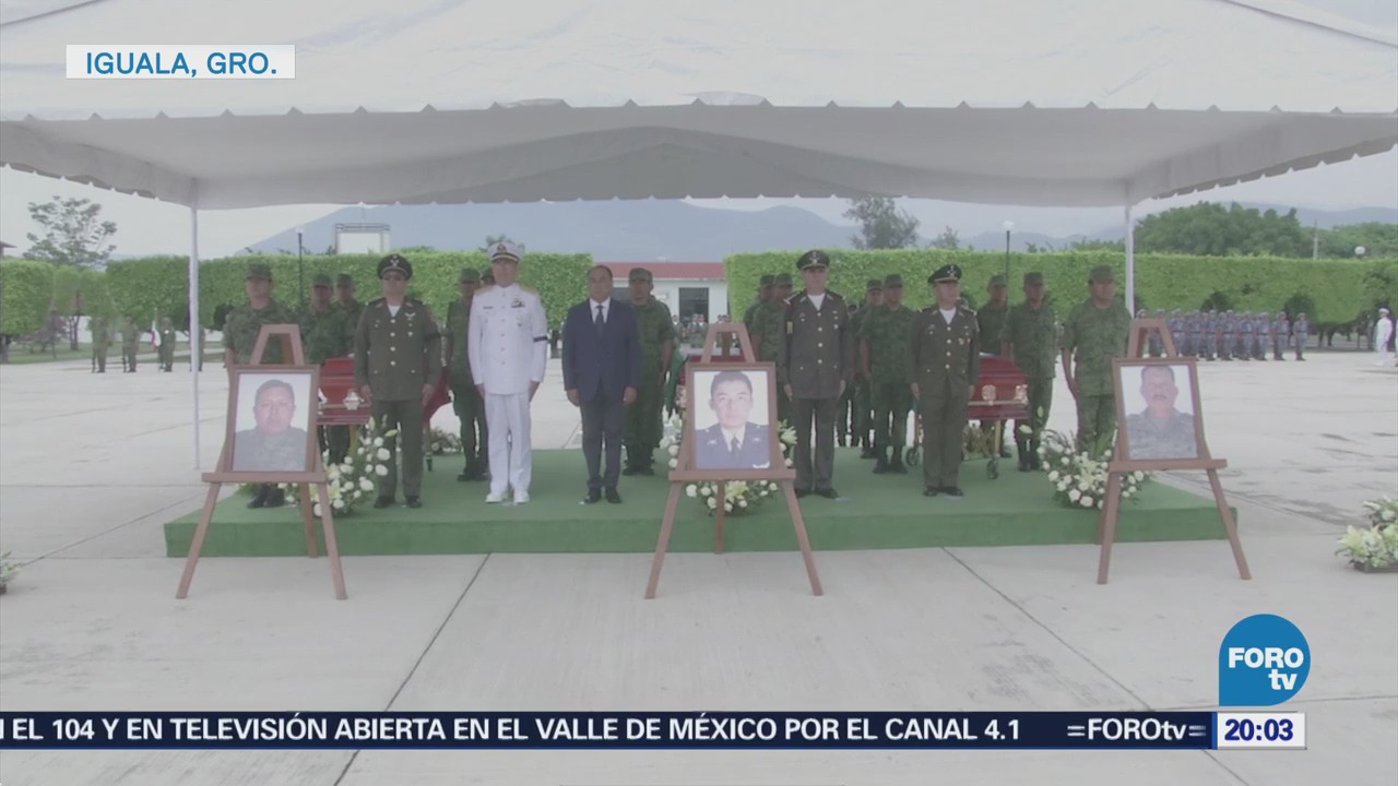 Homenaje Militares Caídos Coyuca Catalán Guerrero