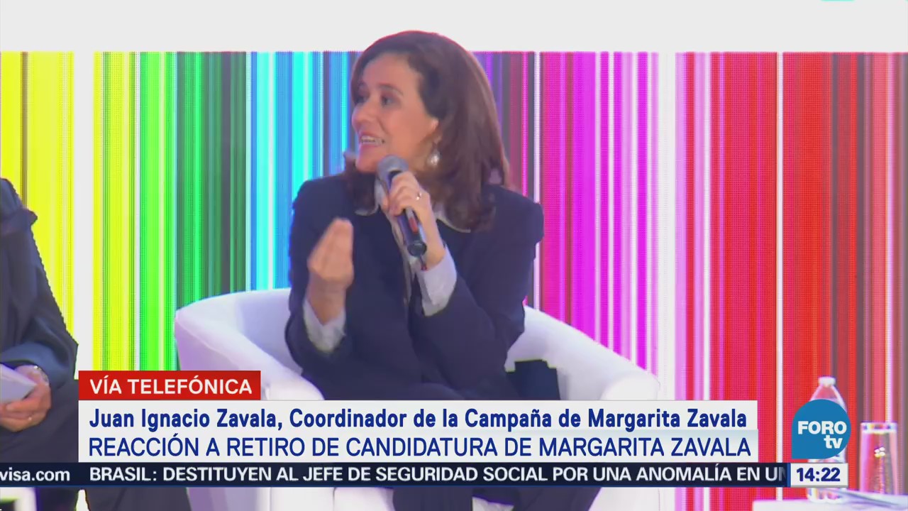 Ignacio Zavala: Margarita tomó decisión después de análisis profundo