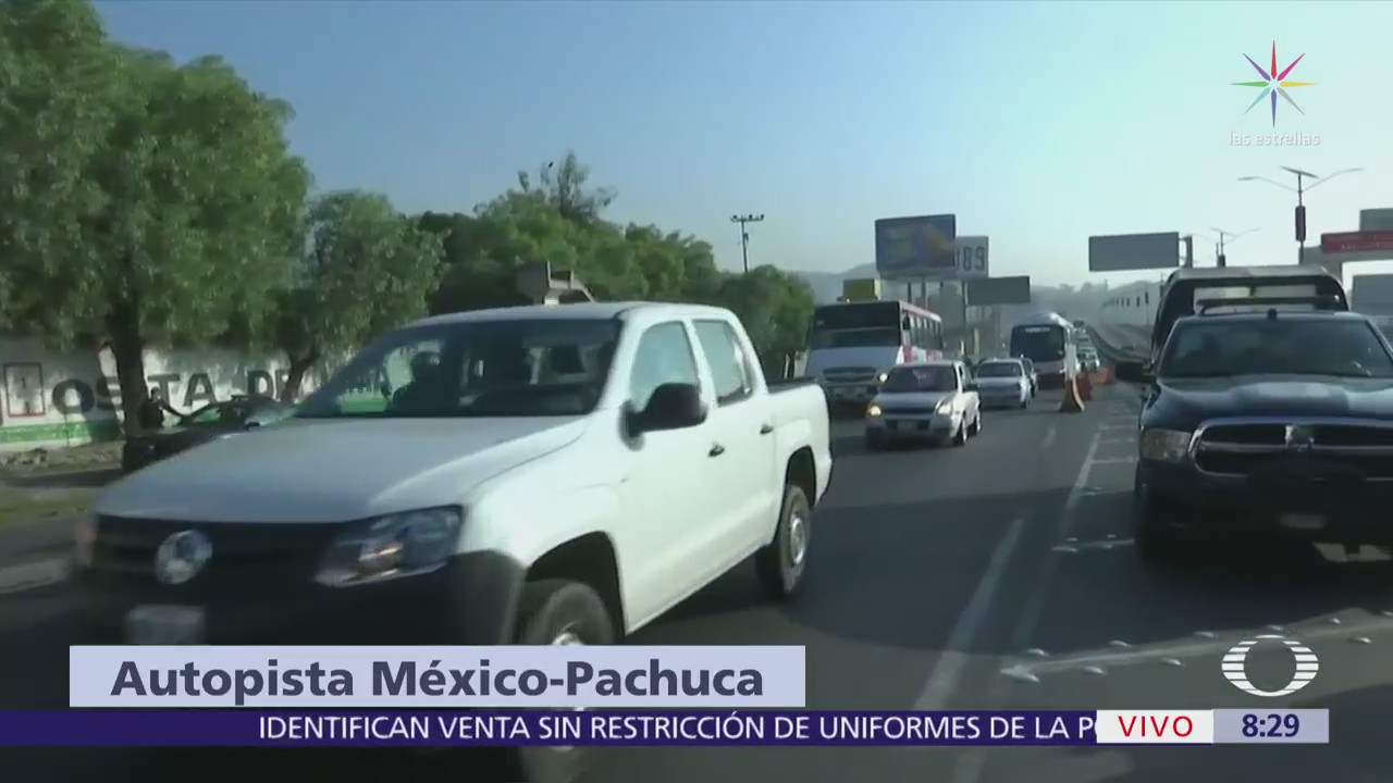 Instalan filtro de seguridad en la carretera México-Pachuca