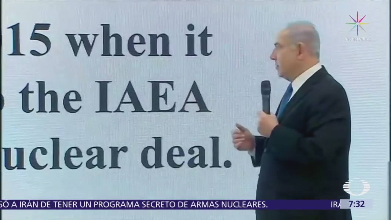 Israel presenta pruebas contra Irán