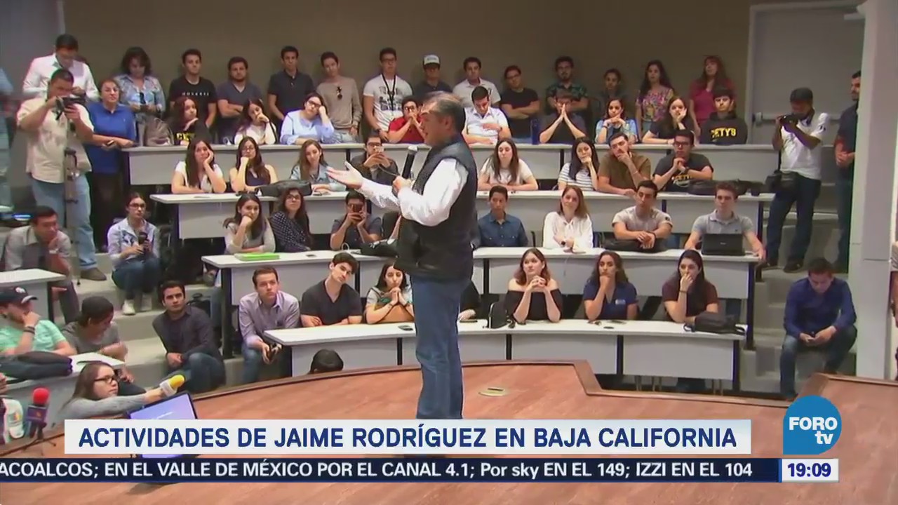 Jaime Rodríguez Reúne Estudiantes Baja California