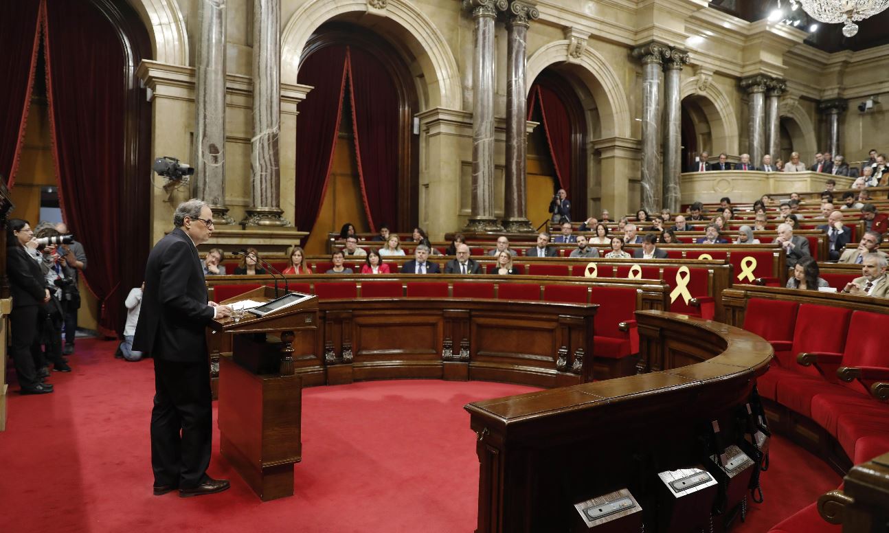 Eligen al independentista Joaquim Torra como presidente regional de Cataluña 