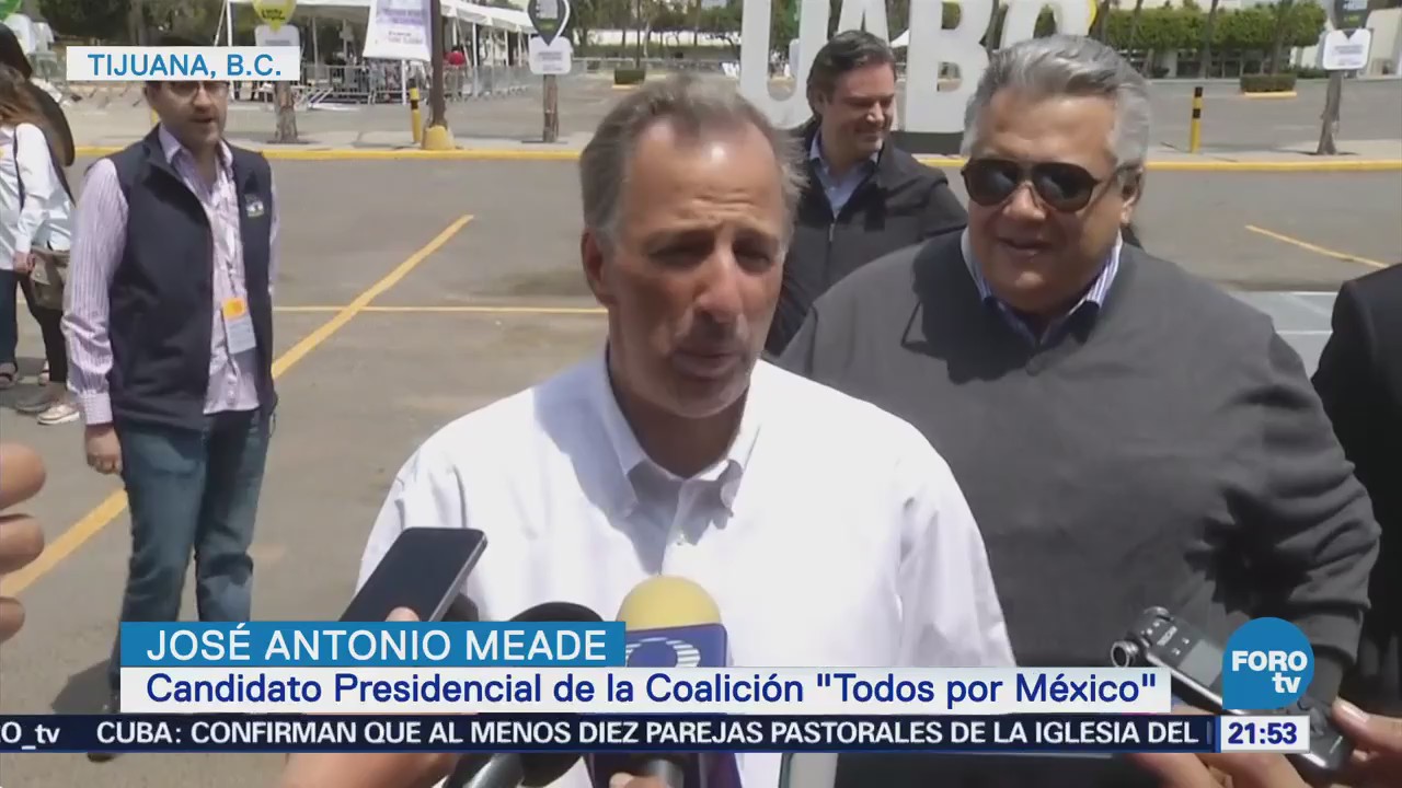 José Antonio Meade Afirma Listo Segundo Debate Presidencial