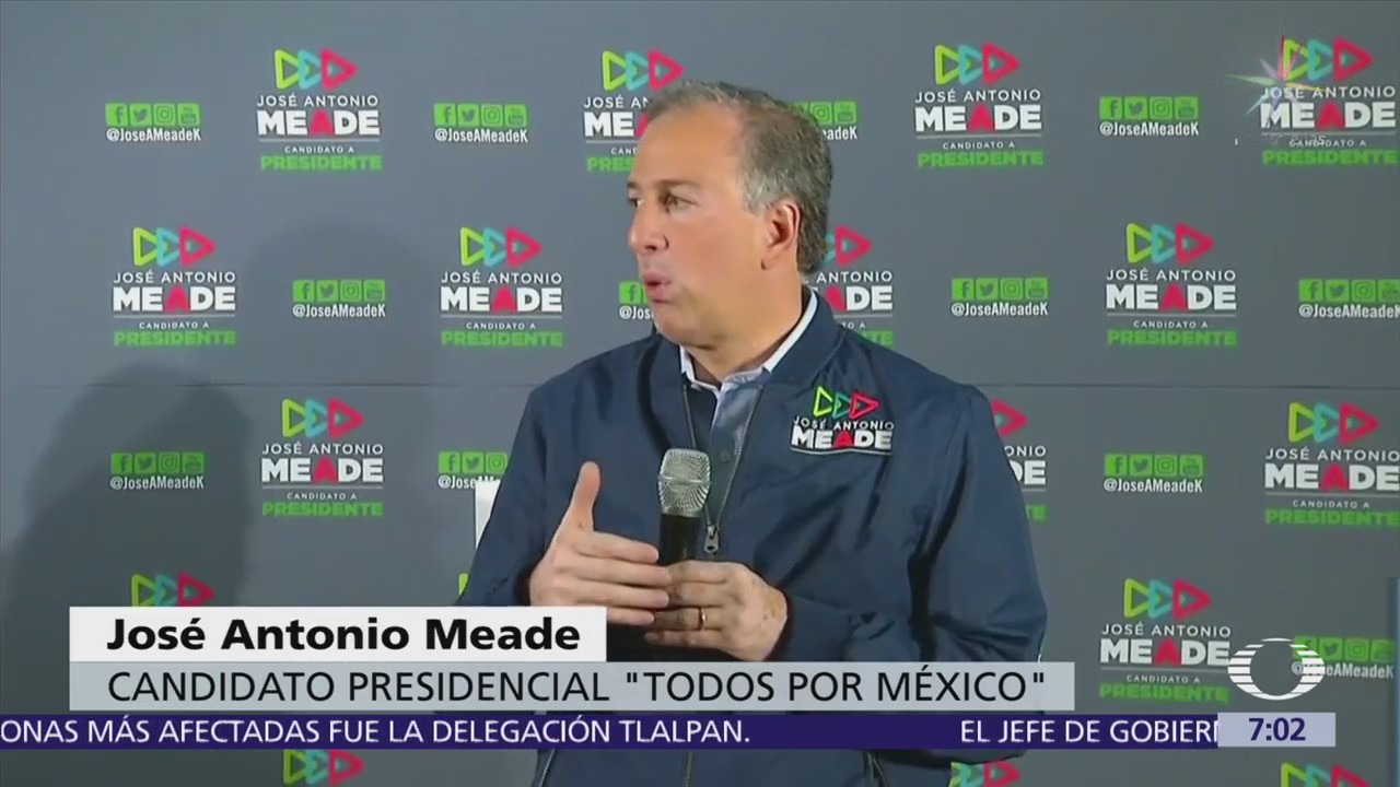 José Antonio Meade reitera que el partido de López Obrador es un negocio